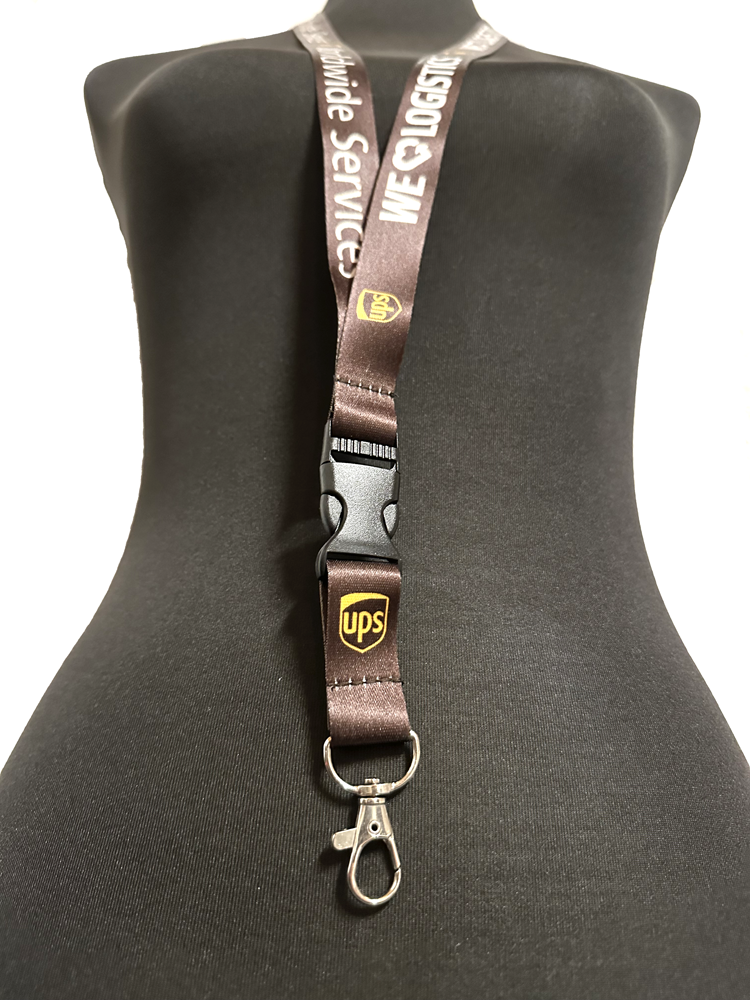 Lanyard UPS - We Love Logistics - Worldwide Services - with buckle