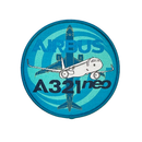 Patch Airbus A321 NEO (round)